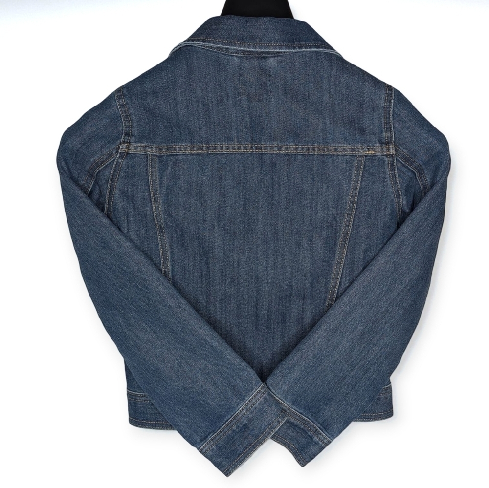 Children’s Place Est. 1989 Girls Jean Jacket XL (14) Blue Denim Button-Front EUC - Picture 5 of 12